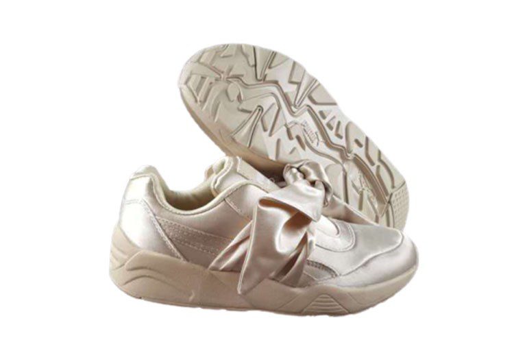נעלי פומה- puma rihanna bow rubbon silk cherry blossom pink-White Pointer – תמונה 9