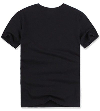 לקוסט-LACSOTE TSHIRT DESGIN MEN SHORT - Black & White Logo – תמונה 4