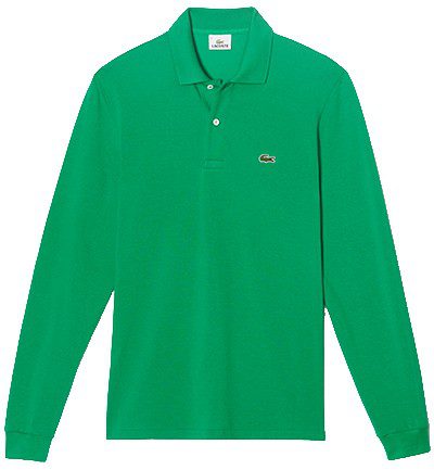 לקוסט-LACSOTE TSHIRT MEN POLO LONG - Jade Green – תמונה 3