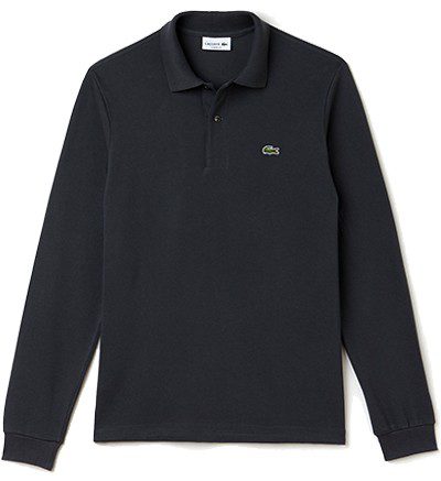 לקוסט-LACSOTE TSHIRT MEN POLO LONG - Rhino – תמונה 3