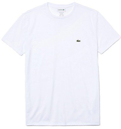 לקוסט-LACSOTE TSHIRT MEN SHORT - White – תמונה 3