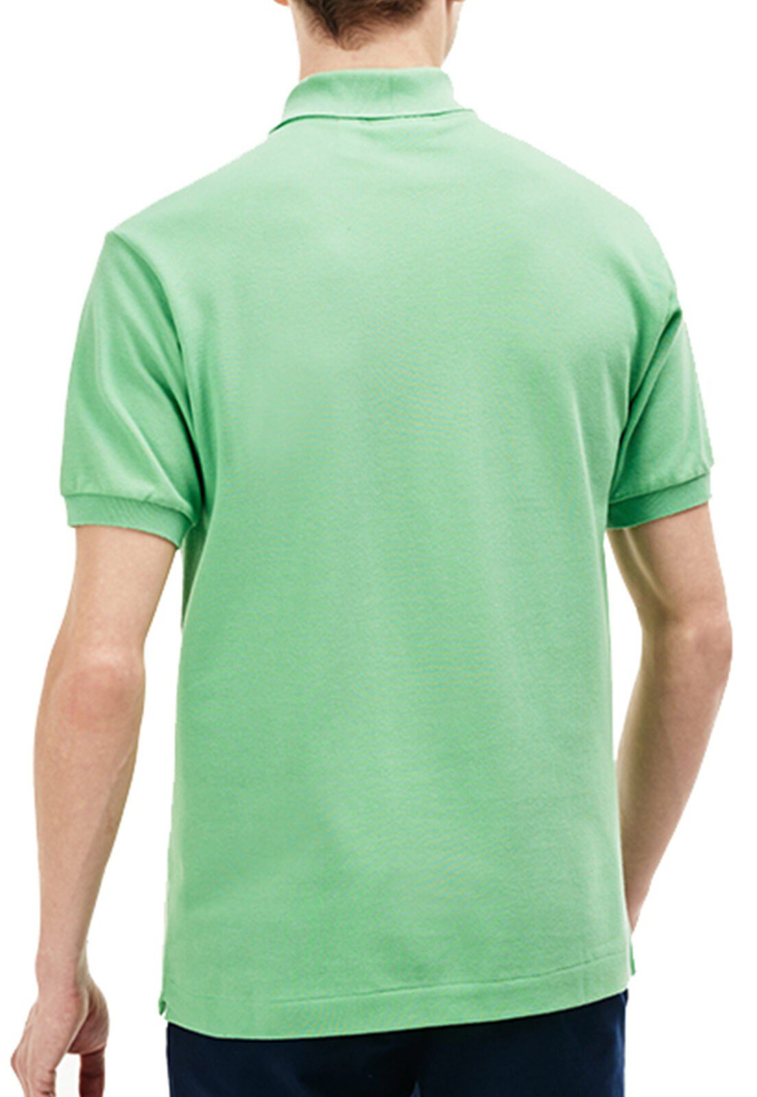 לקוסט-LACSOTE TSHIRT MEN'S POLO SHORT - De York Green – תמונה 2