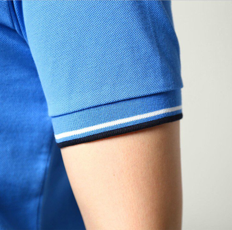 פראדה-PRADA TSHIRT POLO SHORT MEN - Blue – תמונה 10