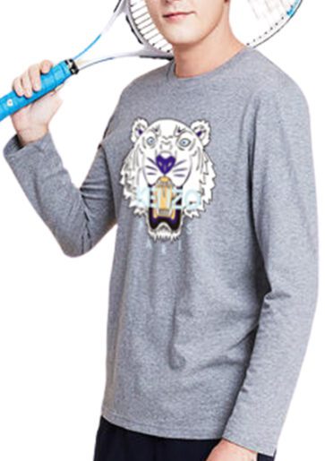 קנזו-KENZO קנזו חולצות שרוול ארוך לגברים - Gray