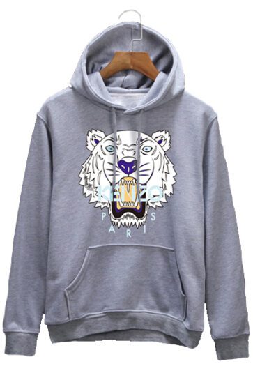 קנזו-KENZO קנזו קפוצ'ונים לגברים ונשים-Gray