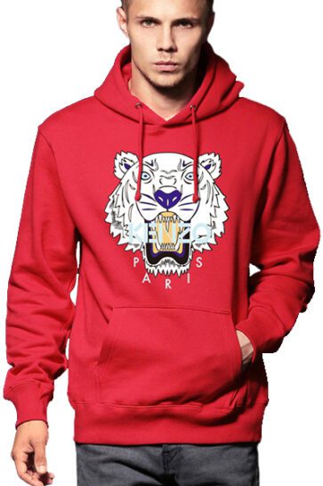 קנזו-KENZO קנזו קפוצ'ונים לגברים ונשים-Red