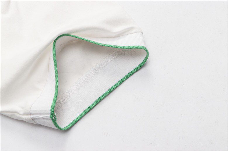 בוס-HUGO BOSS TSHIRT MEN'S SHORT - White Green – תמונה 5