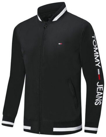 טומי הילפיגר-TOMMY JACKET - Black