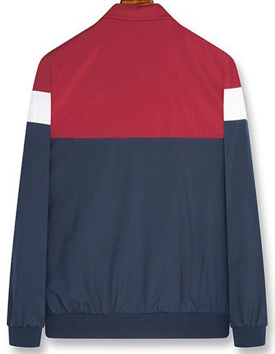 טומי הילפיגר-TOMMY JACKET - Red & Nave Blue – תמונה 2