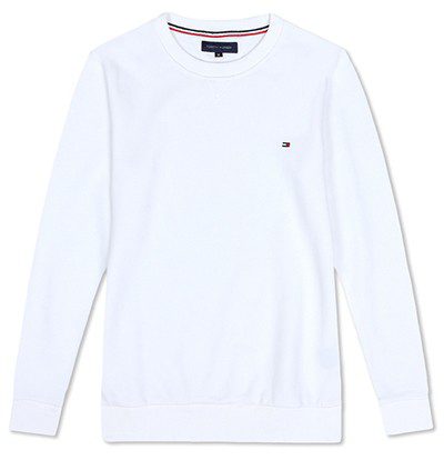 טומי הילפיגר-TOMMY SWETER LIKE HOODIES MEN'S - White