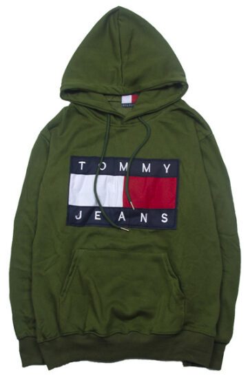 טומי הילפיגר-TOMMY SWETER MEN AND HOODIES MEN AND WOMEN - Dark Green