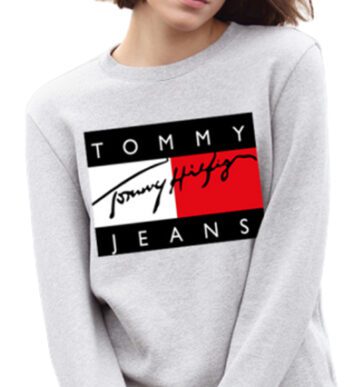 טומי הילפיגר-TOMMY SWETER WOMEN - Gray