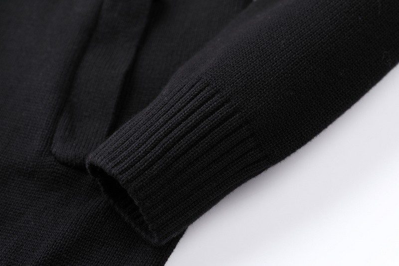 טומי הילפיגר-TOMMY SWETER ZIP MEN'S - Black – תמונה 7