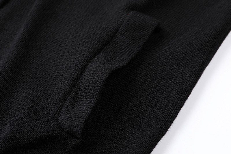 טומי הילפיגר-TOMMY SWETER ZIP MEN'S - Black – תמונה 8