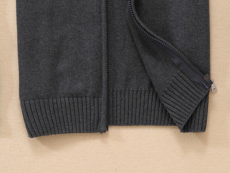 טומי הילפיגר-TOMMY SWETER ZIP MEN'S - Dip Gray – תמונה 13