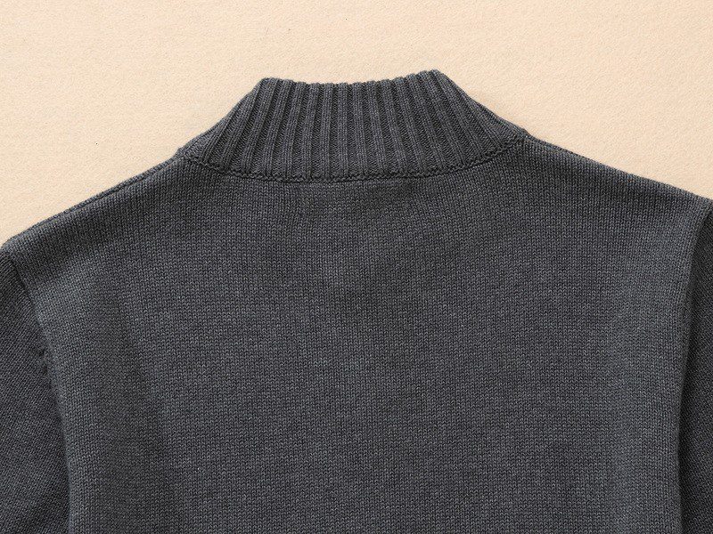 טומי הילפיגר-TOMMY SWETER ZIP MEN'S - Dip Gray – תמונה 4