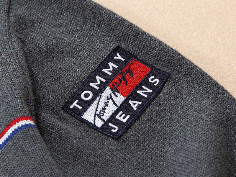 טומי הילפיגר-TOMMY SWETER ZIP MEN'S - Dip Gray – תמונה 9