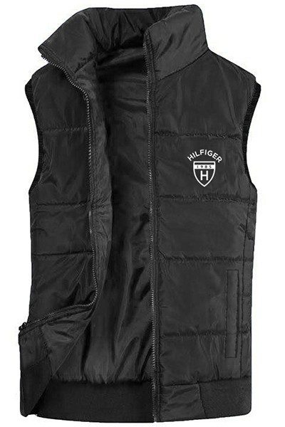 טומי הילפיגר-TOMMY VEST MEN - Black