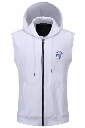 טומי הילפיגר-TOMMY VEST MEN - White