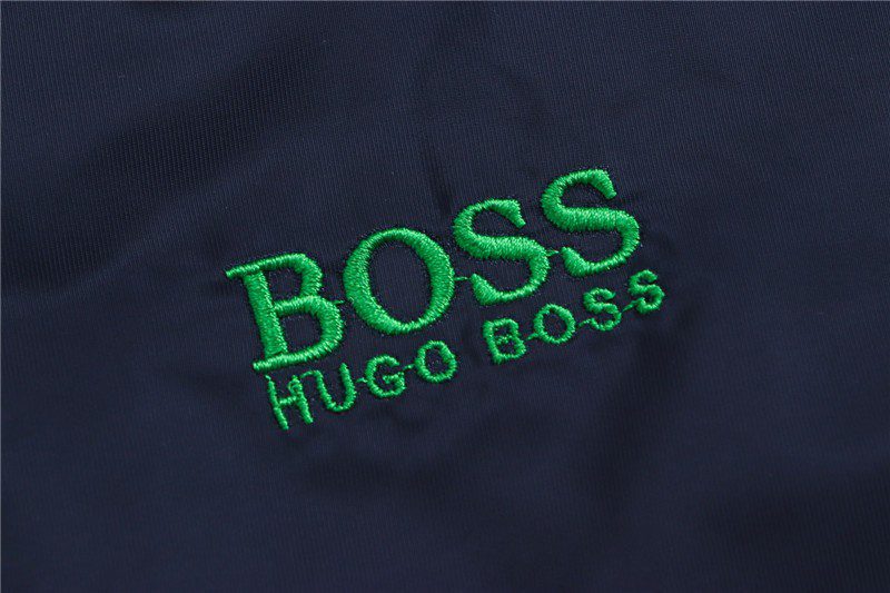 בוס-HUGO BOSS JACKET MEN'S - Navy Blue & White – תמונה 5