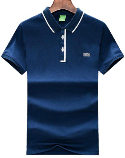 בוס-HUGO BOSS POLO TSHIRT MEN'S - Bahama Blue