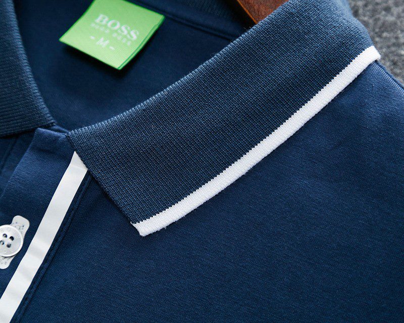 בוס-HUGO BOSS POLO TSHIRT MEN'S - Bahama Blue – תמונה 6