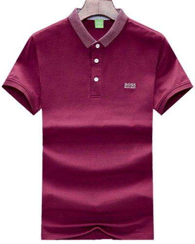 בוס-HUGO BOSS POLO TSHIRT MEN'S - Lipstick