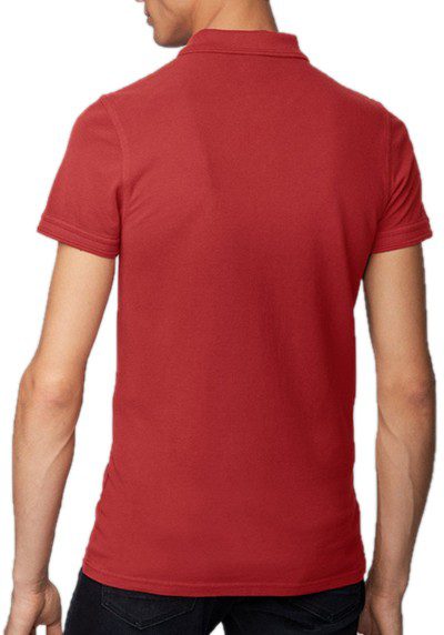 בוס-HUGO BOSS POLO TSHIRT MEN'S - Medium Carmine – תמונה 2