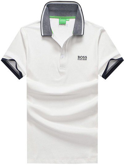 בוס-HUGO BOSS POLO TSHIRT MEN'S - White