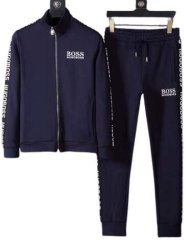 בוס-HUGO BOSS SUIT MEN'S - Navy Blue