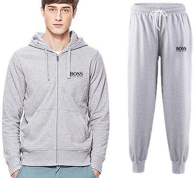 בוס-HUGO BOSS SUIT MEN'S - Gray