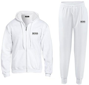 בוס-HUGO BOSS SUIT MEN'S - White