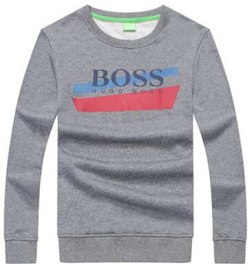 בוס-HUGO BOSS TSHIRT MEN'S LONG -GRAY
