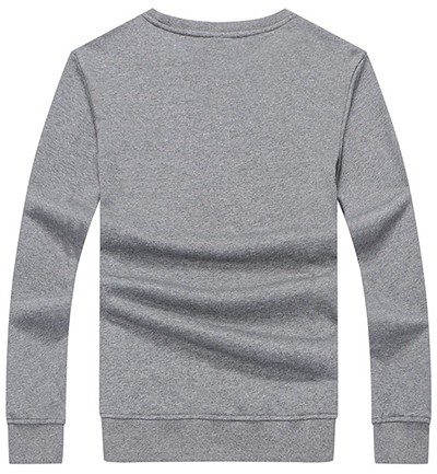 בוס-HUGO BOSS TSHIRT MEN'S LONG -GRAY – תמונה 2
