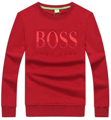 בוס-HUGO BOSS TSHIRT MEN'S LONG -RED