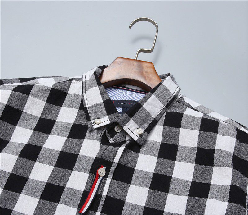 טומי הילפיגר-TOMMY BUTTON MEN'S- BLACK & WHITE – תמונה 11