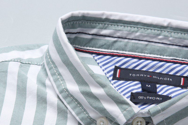 טומי הילפיגר-TOMMY BUTTON MEN'S- Heather & White – תמונה 11