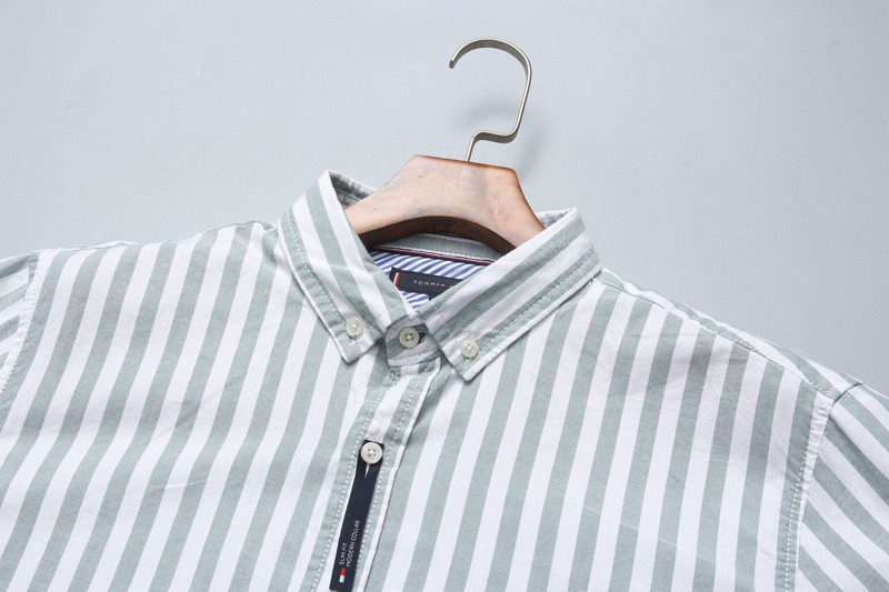 טומי הילפיגר-TOMMY BUTTON MEN'S- Heather & White – תמונה 14