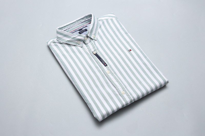 טומי הילפיגר-TOMMY BUTTON MEN'S- Heather & White – תמונה 3