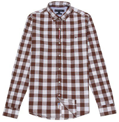 טומי הילפיגר-TOMMY BUTTON MEN'S- Moccaccino