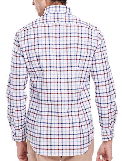 טומי הילפיגר-TOMMY BUTTON MEN'S- White & Rosy Brown – תמונה 2