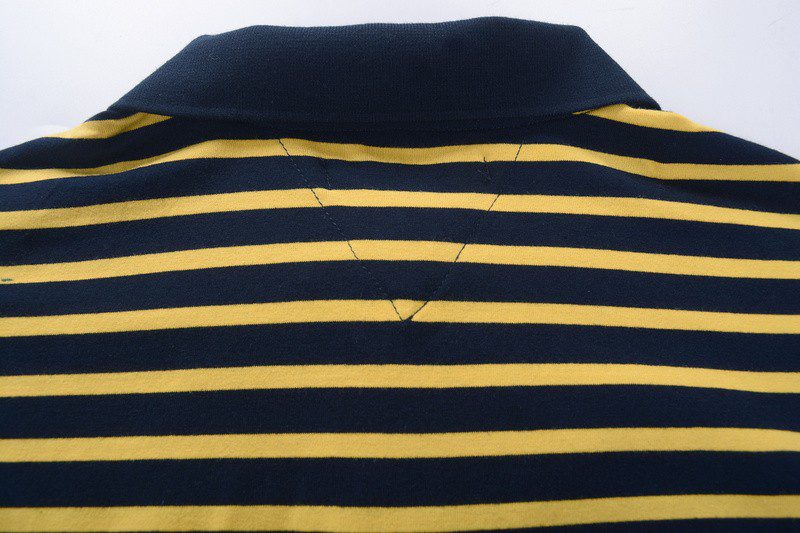 טומי הילפיגר-TOMMY POLO MEN'S TSHIRT - BLACK & YELLOW – תמונה 5