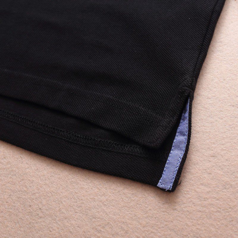 טומי הילפיגר-TOMMY POLO MEN'S TSHIRT - Black – תמונה 7