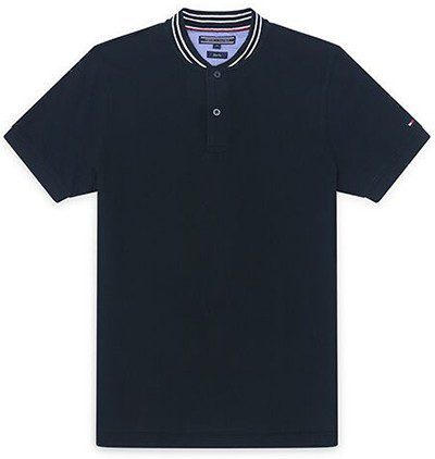 טומי הילפיגר-TOMMY POLO MEN'S TSHIRT - Black Pearl – תמונה 3