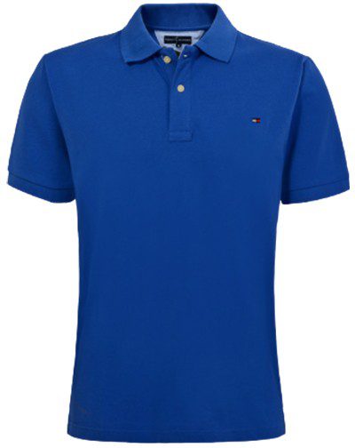 טומי הילפיגר-TOMMY POLO MEN'S TSHIRT - Blue