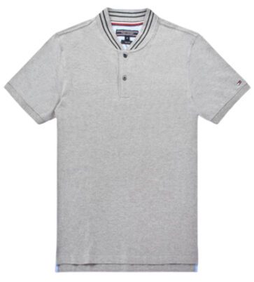טומי הילפיגר-TOMMY POLO MEN'S TSHIRT - GRAY