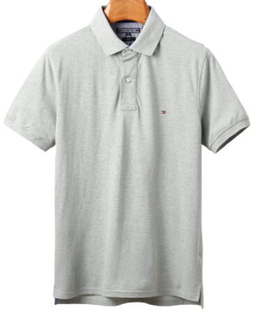 טומי הילפיגר-TOMMY POLO MEN'S TSHIRT - Gray