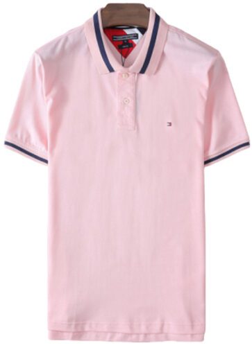 טומי הילפיגר-TOMMY POLO MEN'S TSHIRT - LIGHT PINK