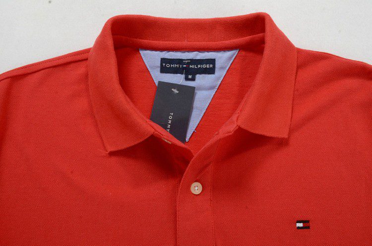 טומי הילפיגר-TOMMY POLO MEN'S TSHIRT - RED – תמונה 9