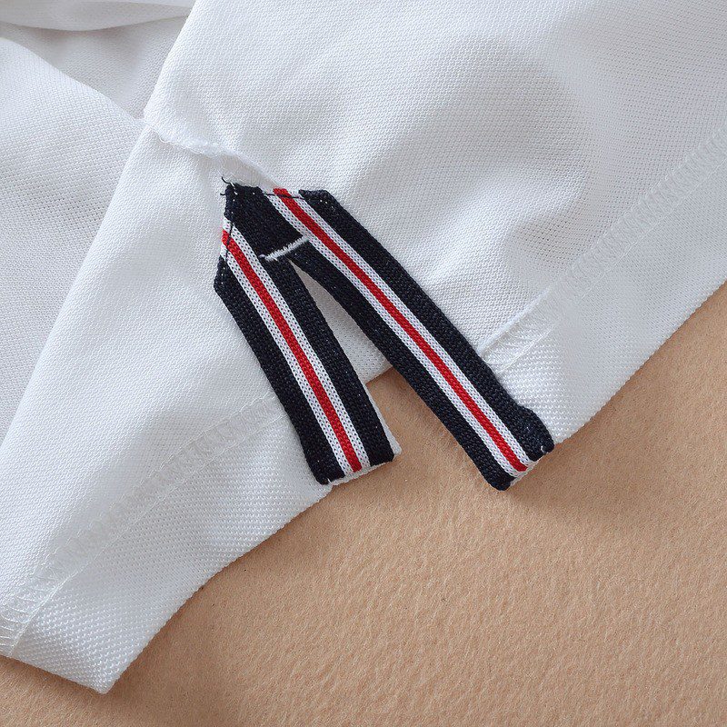 טומי הילפיגר-TOMMY POLO MEN'S TSHIRT - WHITE – תמונה 10